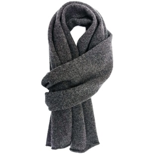 MINI小版冬季日系纯色保暖护颈加厚学生百搭毛线针织羊绒围脖围巾