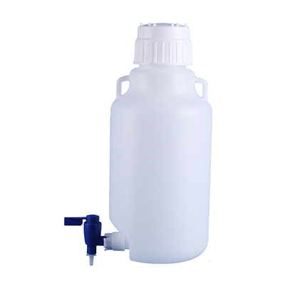 优质下口瓶实验室专用加厚塑料放水桶5/10/20L蒸馏水水龙头耐酸碱