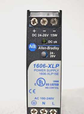 ALLENBRADLEY1606XLP15E电源供应1相100240VAC至2428VDC15W0.6A