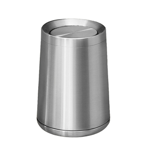 不锈钢垃圾桶酒店客房专用卫生间民宿大气风高端加厚圆筒形商用