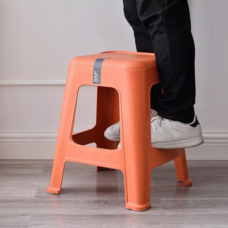 塑料凳子加厚家用加厚现代简约可叠放餐桌椅高方凳板凳矮凳儿童凳