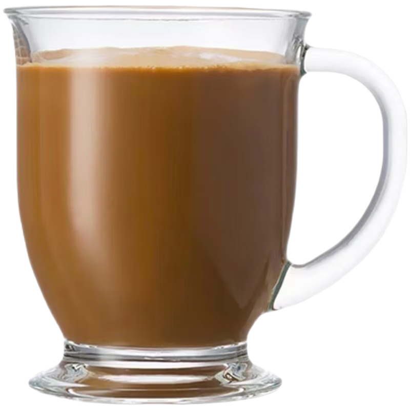 玻璃ins风否大口杯水果茶杯