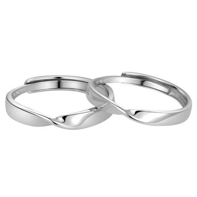 LNIEER足银戒指亲肤舒适不过敏