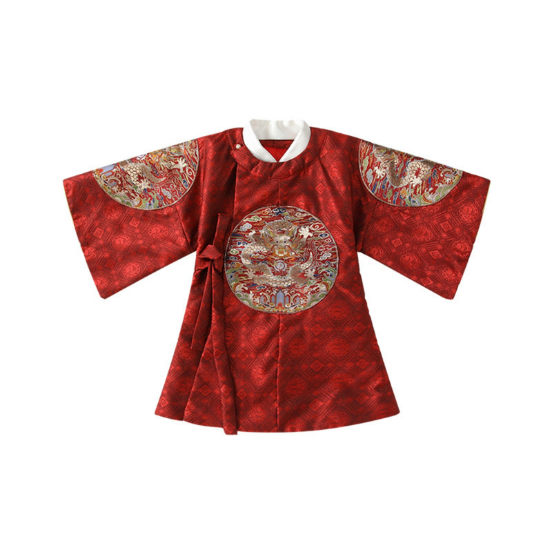 周岁男宝礼服男宝宝生日宴衣服古装汉服婴儿生日抓周国风中式唐装