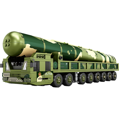 导弹车益智拼装积木玩具高难度巨大型男孩子儿童生日礼物2026新款