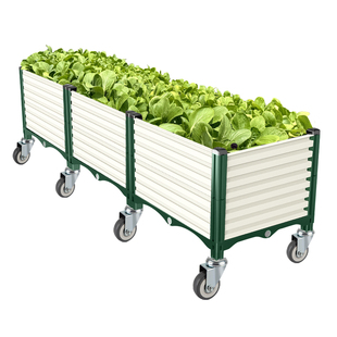 带轮种菜神器家庭阳台专用种植箱楼顶长方形塑料花盆家用户外花箱