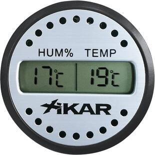 【官方旗舰店】美国Xikar西卡室内测量雪茄保湿盒雪茄柜温湿度计