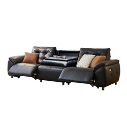 天禧派双电动零靠墙功能真皮沙发