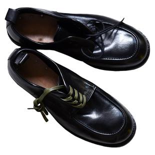 孤寂水洗手擦牛皮Derby 手工皮鞋 yucoogu®固特异通勤中古德比鞋