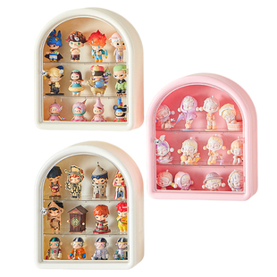 壁挂星星人展示盒透明亚克力盲盒收纳展示架泡泡玛特手办挂墙展柜