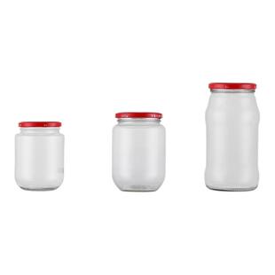 罐头瓶空瓶做西红柿酱的玻璃瓶子耐高温食品级自制黄桃密封罐带盖