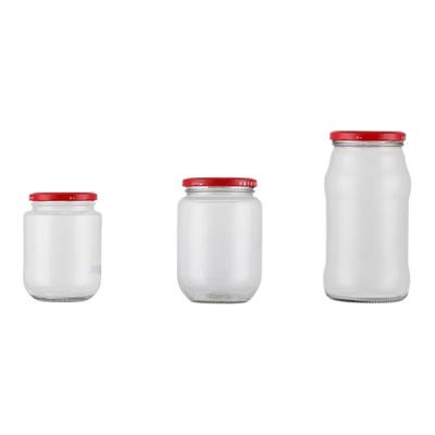 罐头瓶空瓶做西红柿酱的玻璃瓶子耐高温食品级自制黄桃密封罐带盖