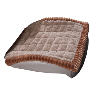 汽车坐垫冬季单片毛绒三件套防滑通用座垫网红女神保暖轿车坐屁垫