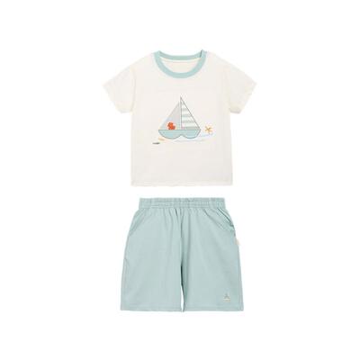 whitewheat帆船灯塔贴布套装