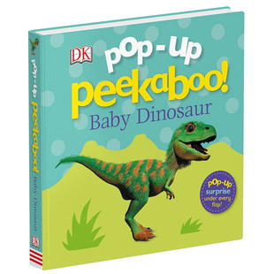 【现货】Pop Up立体书 Pop Up Peekaboo! Baby Dinosaur 躲猫猫:小恐龙 儿童纸板书 Clare Lloyd 英文原版图书籍进口正版