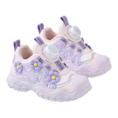 安奈儿女童运动鞋冬季保暖登山鞋