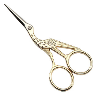 复古小剪刀手工茶叶仙鹤剪刀绣花剪十字绣线头家用小号茶剪