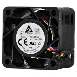 台达FFB0412EN-00暴力4028 12V2.1A机箱电源服务器滚珠PWM风扇4CM