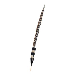 翎子毛翎羽儿童跳舞专用古典舞京剧戏曲头饰舞蹈道具灵羽群青羽毛