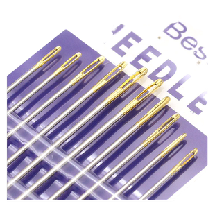 针线缝衣针手缝针家用手工缝纫缝被子针大号钢针绣花十字绣免穿针