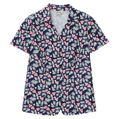 妙采短袖印花减龄衬衫