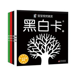 当当网正版 海润阳光视觉激发黑白卡彩色卡 0-12个月婴儿早教 植物大豆油墨安全无毒加大加厚防水 新生儿视觉训练激发宝宝视觉发育