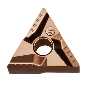 陶瓷涂层数控车床CNC三角形粗精车外圆内孔刀片TNMG160404桃菱粒