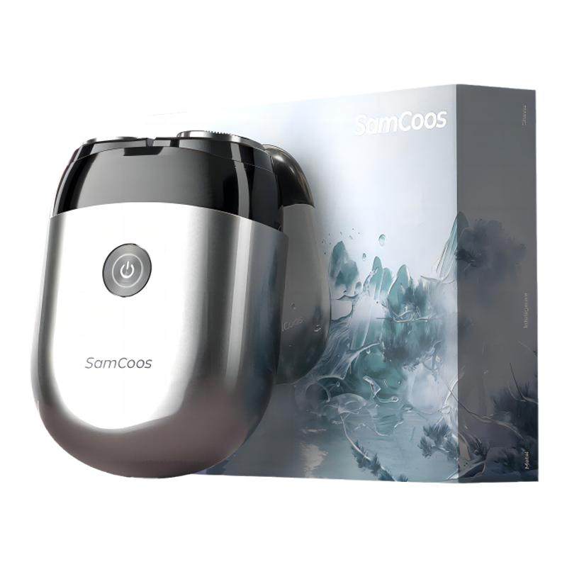 上谷剃须刀男士电动旅行便携正品车用旋转式送男友礼盒水洗刮胡刀