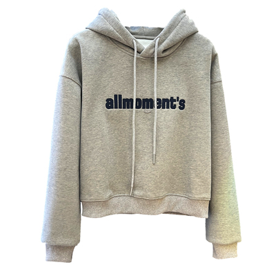 冬季红色连帽加绒加厚卫衣女