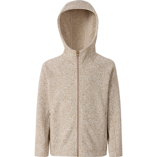 本来BENLAI男童加厚保暖宽松花纱连帽卫衣外套25冬新款BTA150046