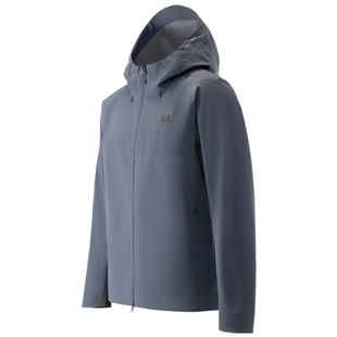 KOLON SPORT可隆软壳衣防风防水透湿运动男女多口袋连帽软壳夹克