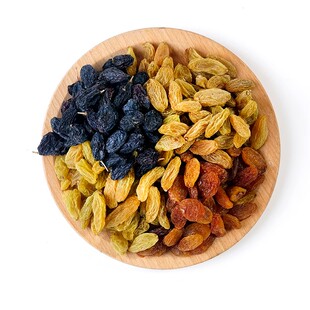 新疆吐鲁番混合五色提子干大颗粒多彩葡萄果干蜜饯特产干果零食