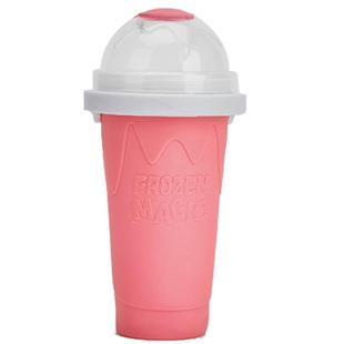 网红自制一捏成冰杯儿童夏季果汁沙冰杯双层快速制冷杯捏捏杯水杯