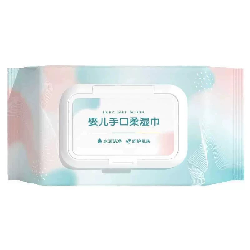 安柔婴儿湿巾手口专用保湿无荧光剂60抽宝宝湿纸巾擦嘴湿巾无纺布
