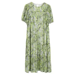古木夕羊通勤时尚碎花连衣裙女夏季气质通勤减龄中长裙GD33018143