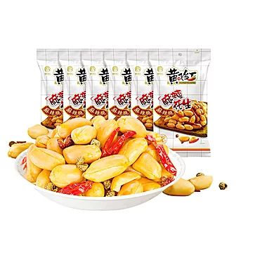 黄飞红麻辣芥末花生116g*5袋