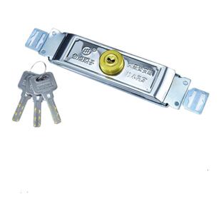 金点原子双面叶片卷帘门锁卷闸门锁中间开通用型商铺拉闸锁防盗锁