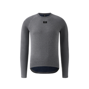 UKE骑行服男子美利奴羊毛长袖打底衫秋冬运动加厚上衣山越