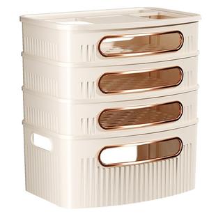 路由器盒子收纳盒客厅新款光猫电视机顶盒置物架插座电线整理神器