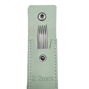 Gou.d12-15cm 实心不锈钢双尖头娃衣玩偶棒针 超细迷你毛衣针