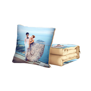 空调被子两用汽车沙发DIY创意礼物个性靠垫来图定制定做照片抱枕