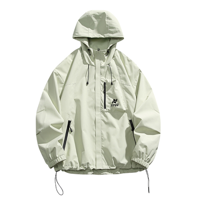 ppge户外软壳冲锋夹克上衣女2025年春季新款防风防泼水情侣登山服