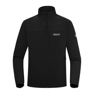 诺诗兰软壳衣男式户外三防科技防水保暖徒步登山运动加绒防风外套