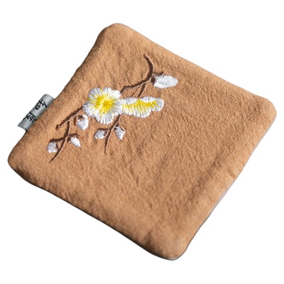 盈德堂棉麻杯垫印花茶巾轻奢隔热垫子防滑中式茶垫高级茶事小垫子