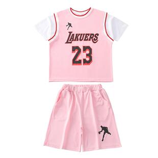 球服女童篮球服定制23号学生儿童速干幼儿园班服球衣运动套装印字