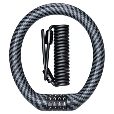 SUSEMSE时尚碳纤维纹硅胶防盗锁