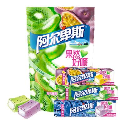 【69元任选7件】阿尔卑斯果然好嚼奇异果百香果味软糖零食条糖