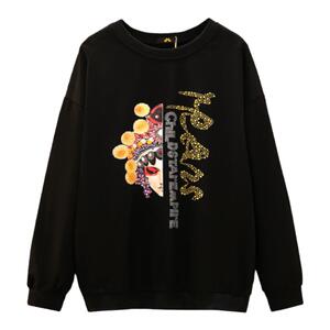 300斤特大码加绒卫衣女宽松韩版200胖mm春秋冬加厚保暖打底衫上衣