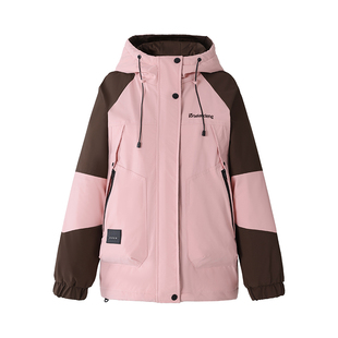 2026新款百搭短款外套女春秋夹棉冲锋衣宽松休闲薄款二棉春季女装