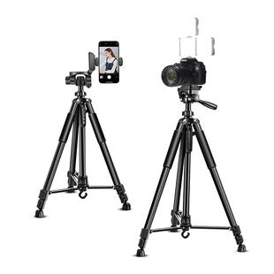 专业相机三脚架单反微单支架户外便携相机摄影三角架美颜补光灯手机直播支架投影仪架子通用多功能自拍杆支架